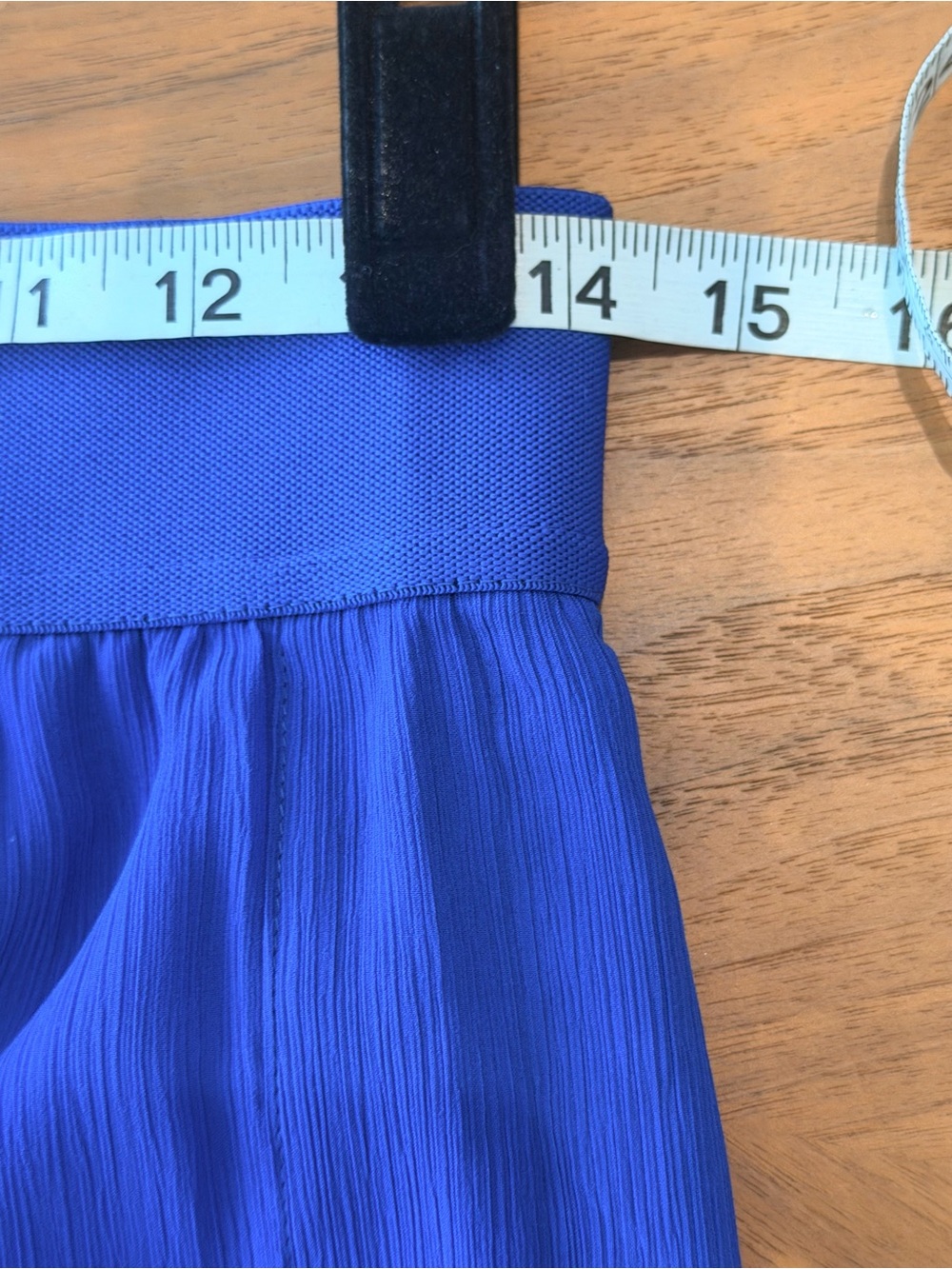 Ann Taylor Cobalt Royal Blue Maxi Skirt | Small Petite - Picture 8 of 10